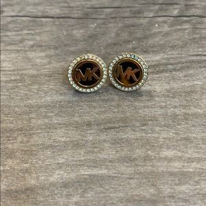 Michael Kors Logo Earrings